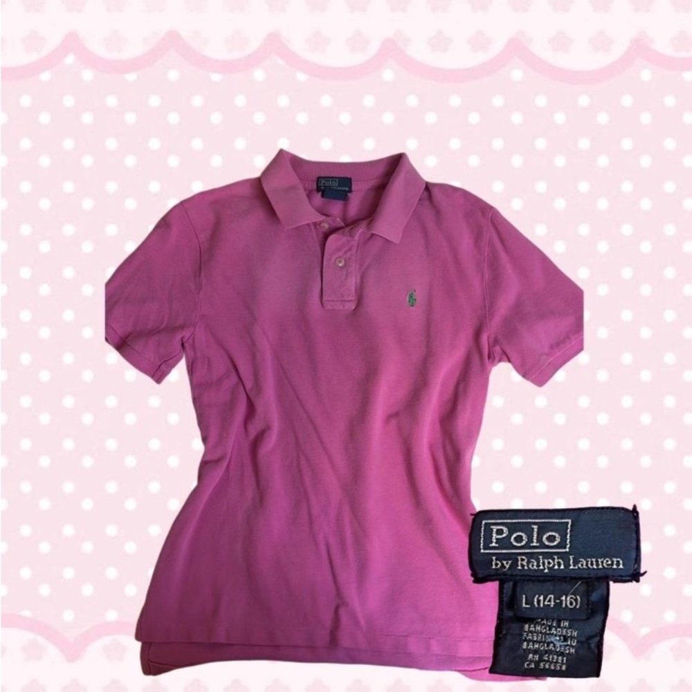 Ralph Lauren Fuchsia Polo Top